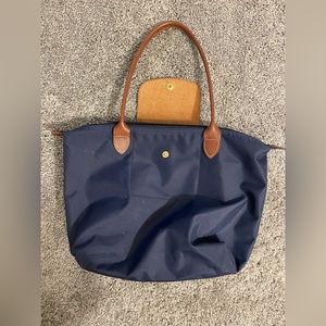 Longchamp Le Pliage Medium Nylon Tote, Navy